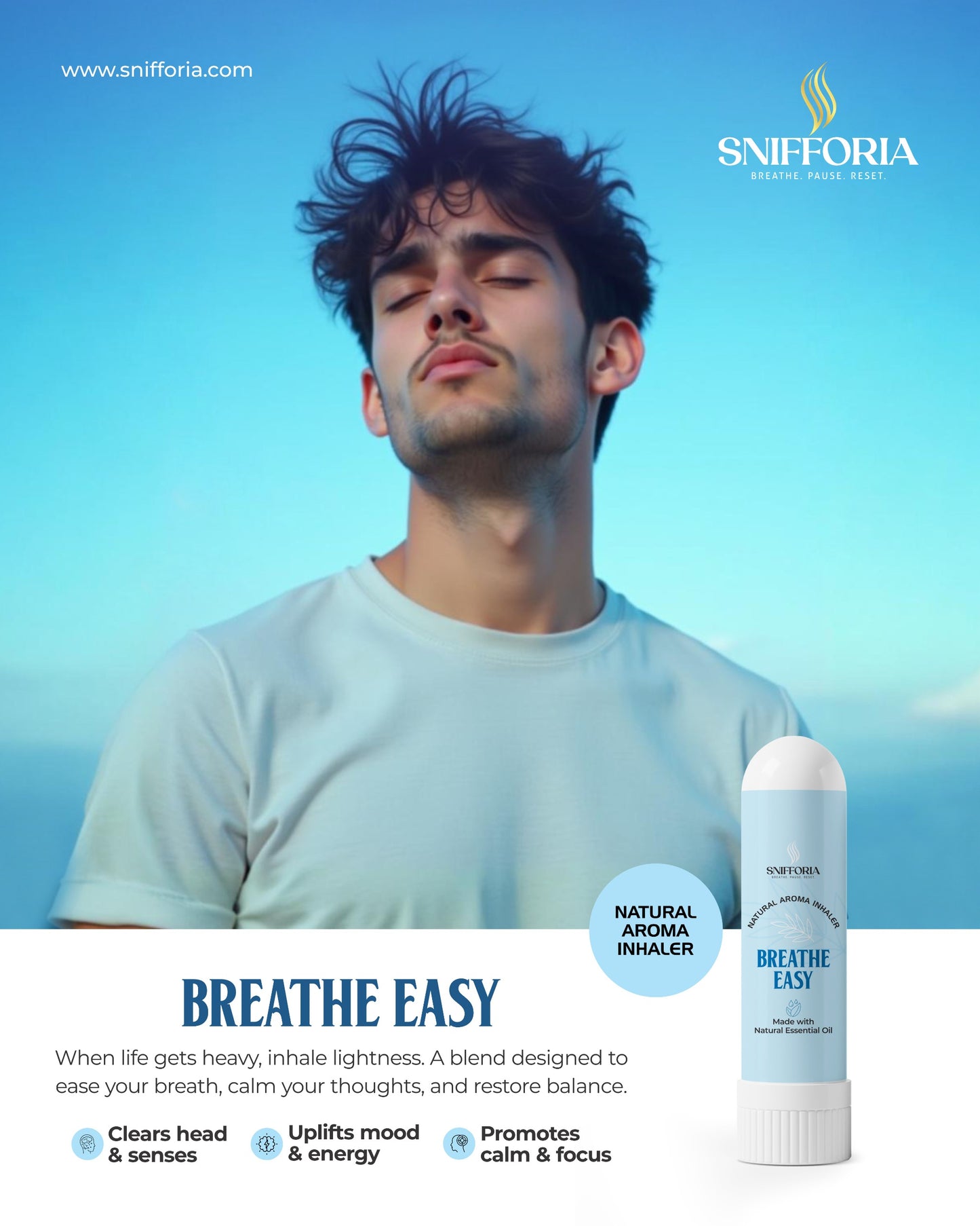 Snifforia Productivity Kit – 5 Mood In Motion Inhalers